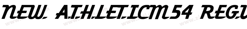 NEW ATHLETICM54 REGU字体转换